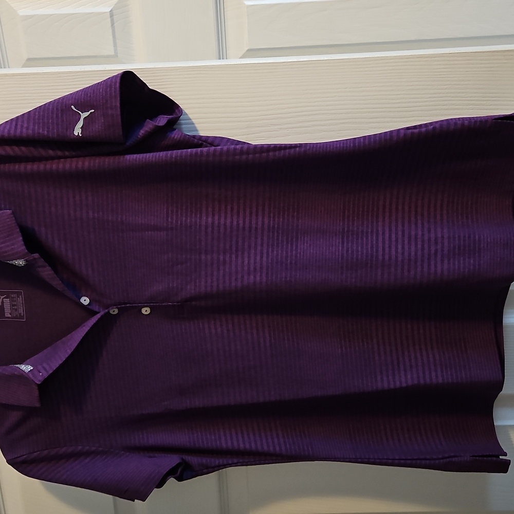 Puma Deep Purple Polo Size L
